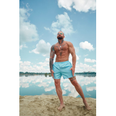 Плавки чоловічі пляжні Бірюзовие S
