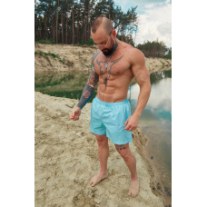 Плавки чоловічі пляжні Бірюзовие S