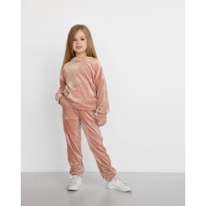 Дитячий велюровий костюм “Кенгару“ Пісок, 110-116