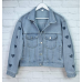 Джинсова куртка жіноча оверсайз весна/осінь, р.42-46