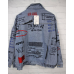 Джинсова куртка жіноча оверсайз з вишивкою, р.42-48