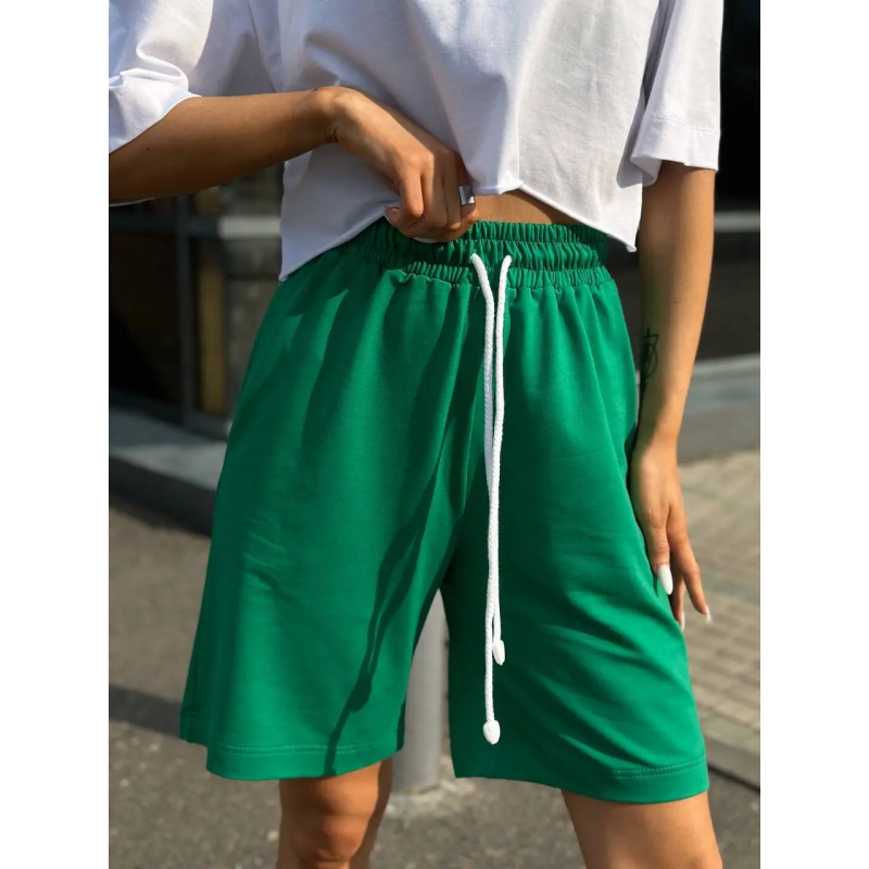 Шорти бермуди жіночі 50/52, Зелений