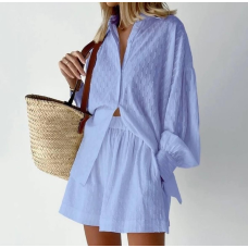 Жіночий літній костюм із шортами,