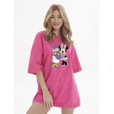 Футболка вінтаж оверсайз  з принтом