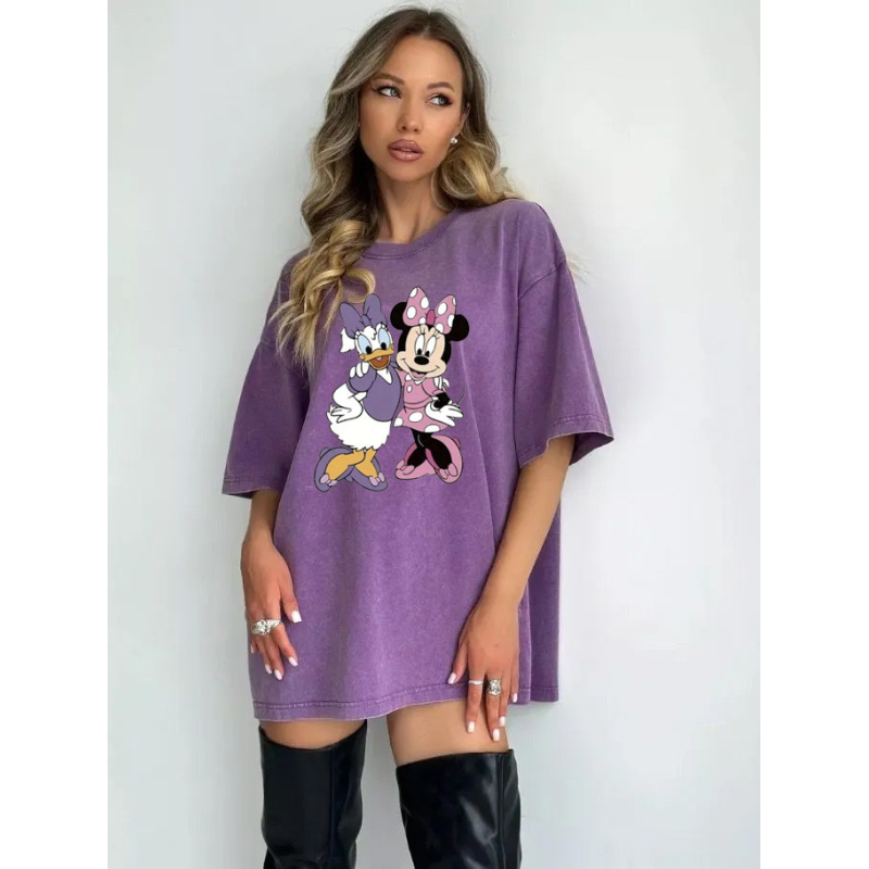 Футболка вінтаж оверсайз  з принтом