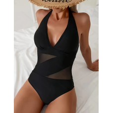 Купальник жіночий суцільний Чорний S