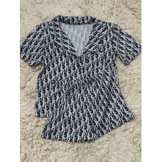 Дитяча піжамка із сатину шорти з сорочкою, Сірий, р.146-152