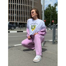 Футболка жіноча укорочена з лимонами Білий, 46/48