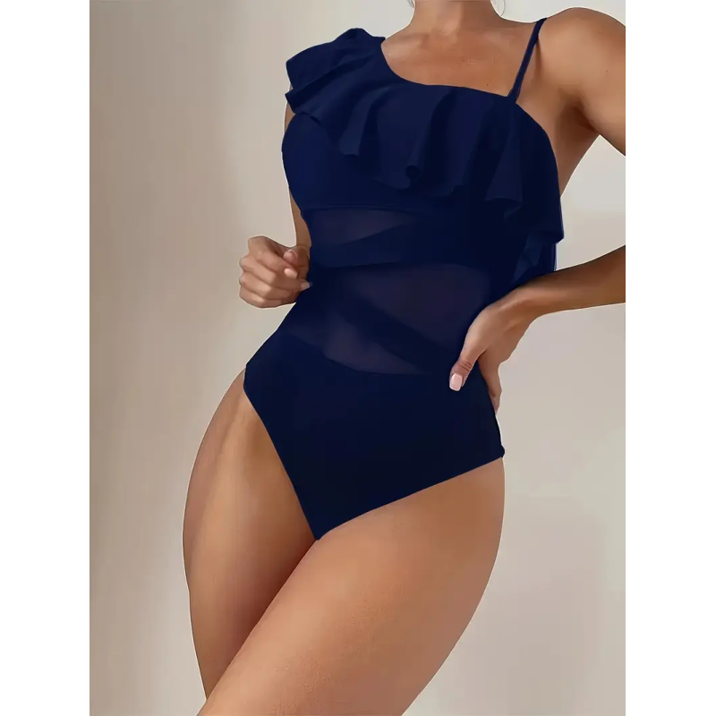 Купальник жіночий суцільний Чорний, XL