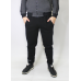 Спортивні штани  чоловічі тонкі на манжетах Чорний,46
