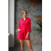 Костюм-двійка жіночий літній, креп-жатка, Малиновий, S