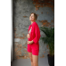 Костюм-двійка жіночий літній, креп-жатка, Малиновий, L