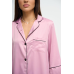 Жіноча нічна сорочка подовжена шовкова. Темно-рожевий, L Жіноча нічна сорочка подовжена шовкова. Темно-рожевий, L
