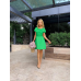 Жіноча літня сукня міні зелене 42/44