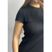 Базова футболка жіноча подовжена Чорний, S