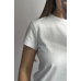 Базова футболка жіноча подовжена Білий, S