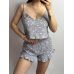 Жіноча піжама майка з шортами, L Жіноча піжама майка з шортами, L
