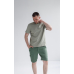Чоловічі шорти муслінові Зелений, XL