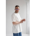 Футболка базова оверсайз Молочний M/L