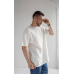 Футболка базова оверсайз Молочний M/L