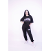 Літній прогулянковий костюм жіночій  Чорний, XL-2XL