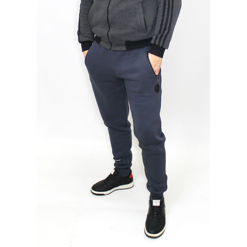 Спортивні штани чоловічі тринитка Туреччина, стильні, повсякденні на гумці 54