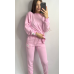 Костюм спортивний жіночий трикотажний Рожевий, M/L Костюм спортивний жіночий трикотажний Рожевий, M/L