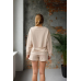 Костюм-двійка спортивний жіночий Бежевий, M/L