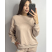 Світшот жіночий трикотажний Бежевий, XS-S