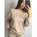 Світшот жіночий трикотажний Бежевий, XS-S