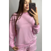Світшот жіночий трикотажний Рожевий, XS-S
