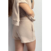 Шорти трикотажні жіночі Бежевий, M/L