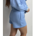 Шорти трикотажні жіночі  Блакитний, M/L